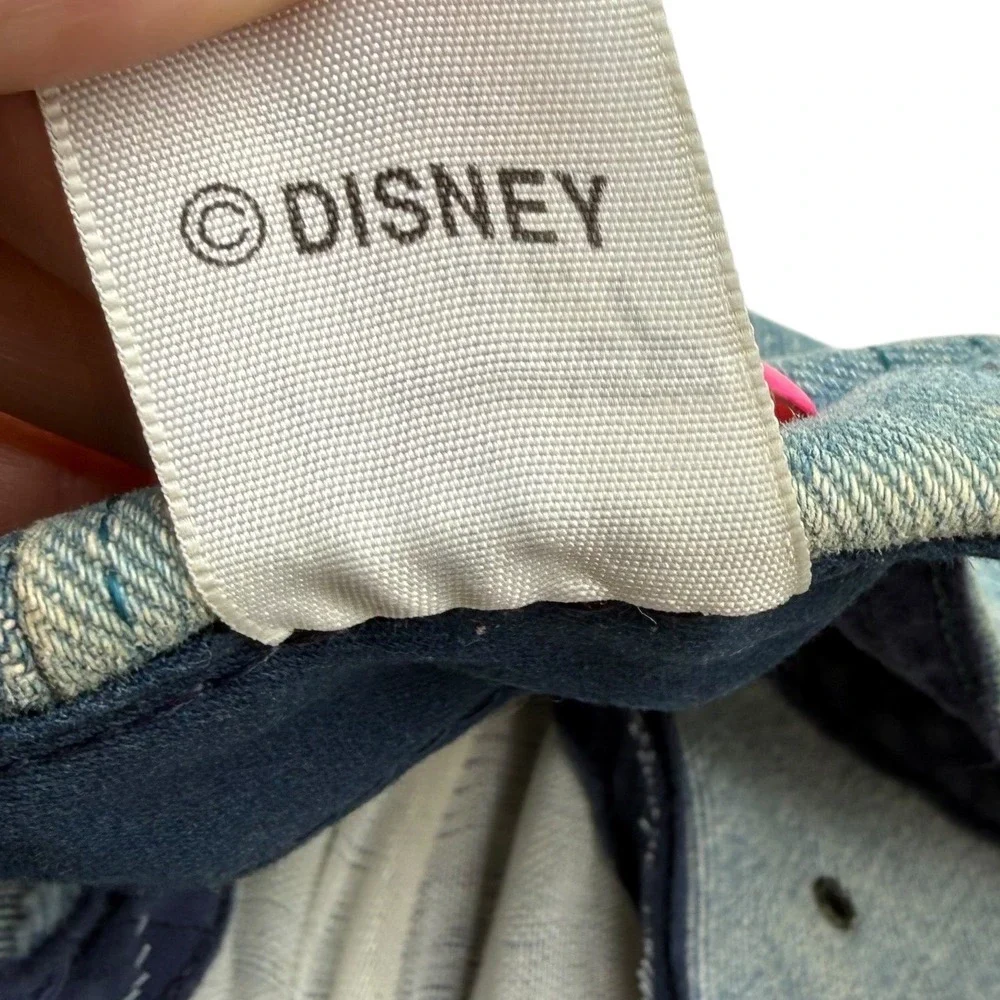 Disney Store Vintage Tigger Denim Snapback Hat Blue Black Made in USA Adult